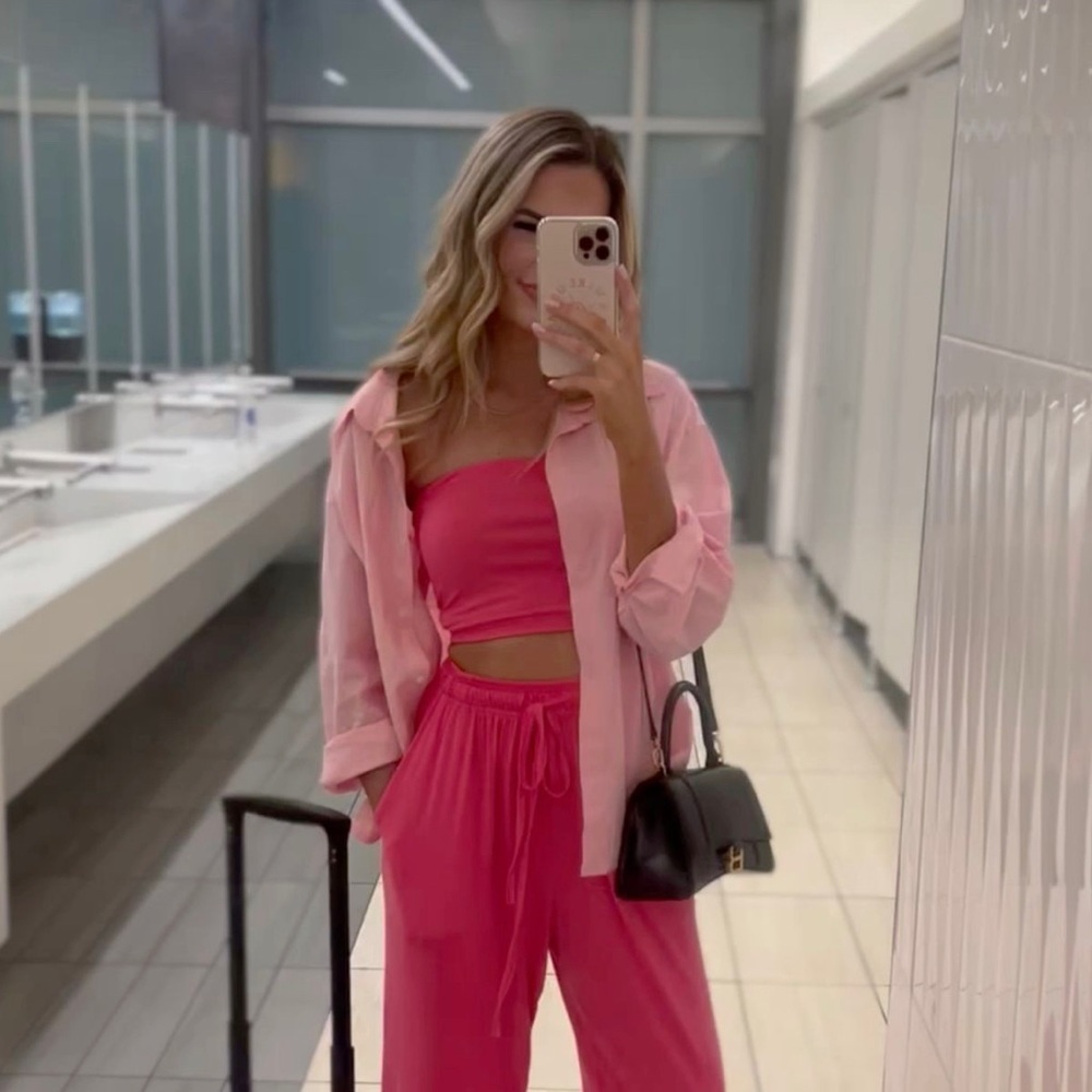 Esther Open Back Linen Shirt